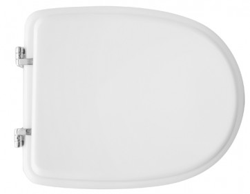 Sedile wc per cesame vaso aretusa bianco con cerniera regolabile bianco