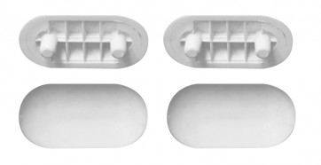 Paracolpi per sedile con 2 perni d. 7 d. 7