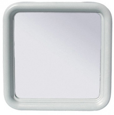 Specchio quadro silvia cm 50 x 50 serie imma bianco