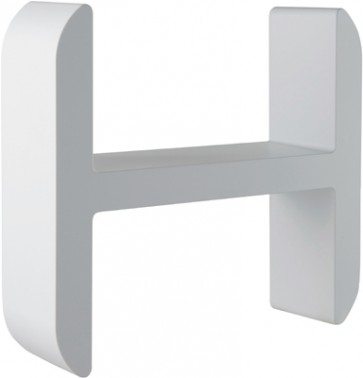 Mensola lettering organizer "h" liquirizia
