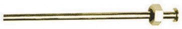 Cannetta in rame con flangia e dado 1/2" x 10 cm 50 bronzo