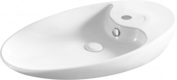 Lavabo da appoggio cm 73.5 x 39