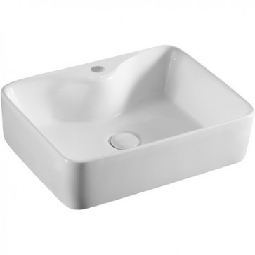 Lavabo da appoggio rettangolare cm 49 x 38