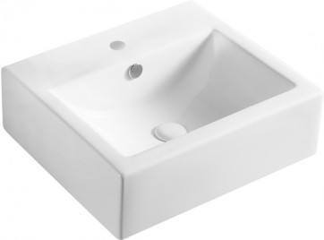 Lavabo da appoggio rettangolare cm 50.5 x 44.5 