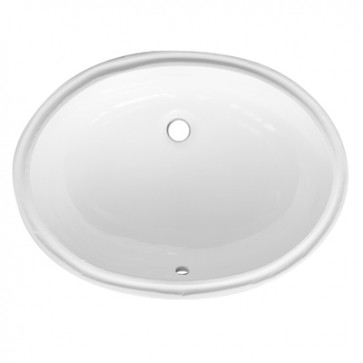 Lavabo sottopiano cm 57 x 42 bianco