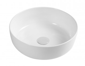 Lavabo d'appoggio slim mod. 01 dm 385 bianco