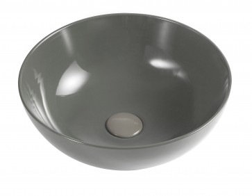 Lavabo d'appoggio slim mod. 02 dm 330 grigio cem h140