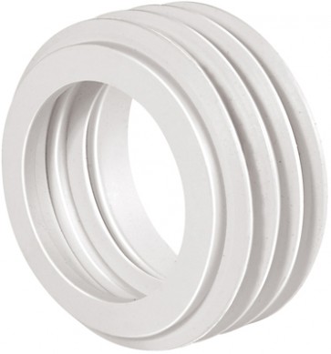 Morsetto per wc d. 55 bianco diam. int. 40/44 mm