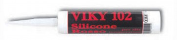 Silicone rosso per alte temperature viky 280 ml