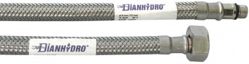 Flessibile inox per rubinetterie monocomando f 3/8 x m 5/8 cm 40 diam. 12
