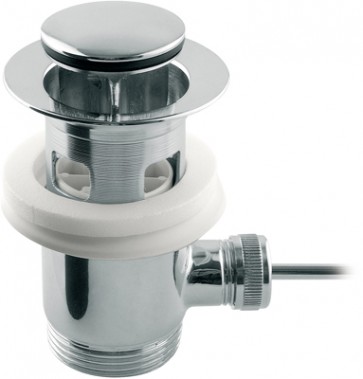 Scarico con tappo per lavabo e bidet 1"