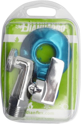 Rubinetto lavatrice a sfera pesante in ottone cromato blister 1/2" x 3/4"