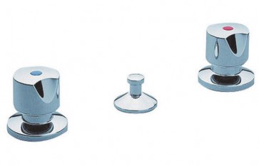 Batteria bidet serie z75 zucchetti cromo