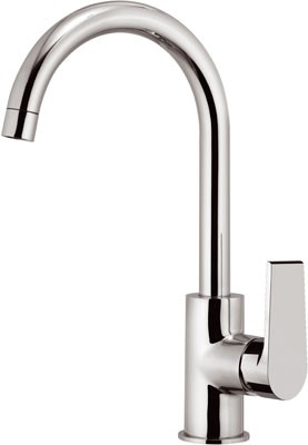 Miscelatore monocomando lavello bocca alta artic cromo