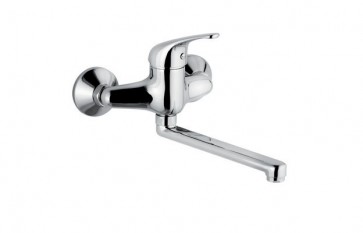 Miscelatore monocomando lavello a muro linea epic cromo