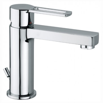 Miscelatore monoc. lavabo linea ringo cromo