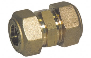 Raccordo diritto intermedio doppio o-ring tiemme gas 12