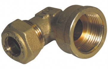 Gomito a 90° o-ring femmina tiemme gas 3/4 x 22