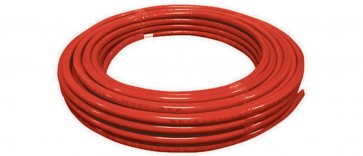 Tubo multi-dian sistema multistrato coibentato rosso rotolo 10 mt 16 x 2