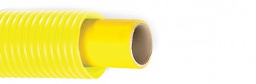 Tubo multistrato per gas con guaina corrugata gialla diam. 16 x 2
