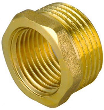 Riduzione mf in ottone giallo 3/8" x 1/4"