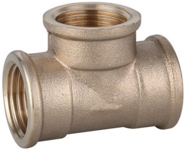 Tee ff in ottone giallo ibp 3/8