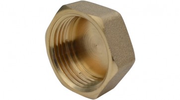 Tappo femmina ottone giallo ibp 1/2" -conf