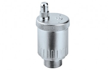 Valvola automatica minical con tappo igroscopico nichelato 3/4" m