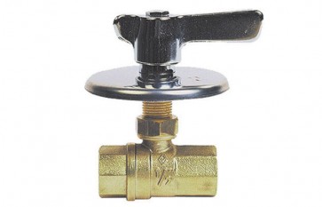 Valvola a sfera ad incasso con maniglia 3/4'' dn 20 pn 40