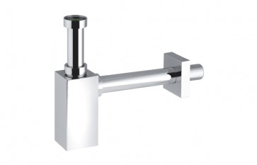 Sifone "piquadrato" per lavabo abs 1" 1/4 - 32x250 mm