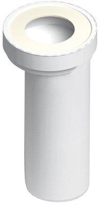 Manicotto eccentrico per w.c. con terminale liscio diam. 90 mm