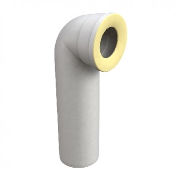 Curva a 90° per vasi wc scarico d. 90  mm