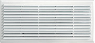 Griglia da incasso con rete l. 500 x h 227 mm bianco