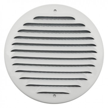 Griglia tonda da sovrapporre in metallo con rete d.150 mm inox