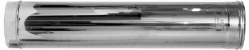 Canna fumaria in acciaio - elemento lineare da mt. 0,50 diam. 80