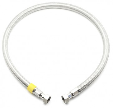 Flessibile per gas ff inox sicurgas ng cm 100 - 1/2x1/2