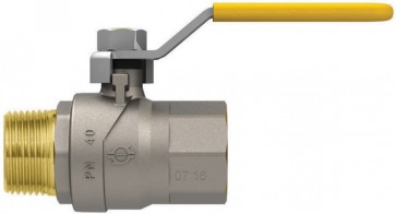 Valvola a sfera gas con leva futurgas mf 1"1/4