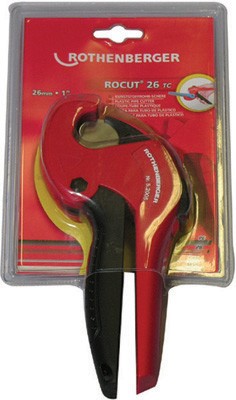 Cesoia tagliatubo di precisione in plastica rocut 26tc diam. 26 mm.