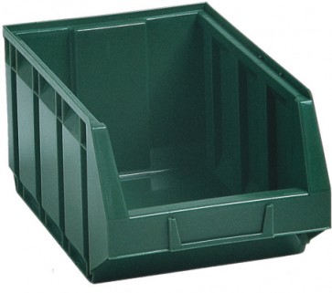 Contenitore in plastica bull 4 - mm 406x345x h164 verde lxpxh mm 406x345x164