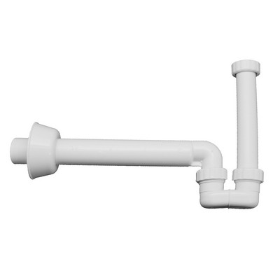Sifone per scarico bidet in pp bianco In. 11/4 - Out. 40 - Hydro Thermo  Store