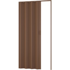 Porta d'arredo per interno a soffietto noce cm 83 x 214