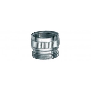 Riduzione in ottone h 10 mm f1/2 x m22x1 cromo