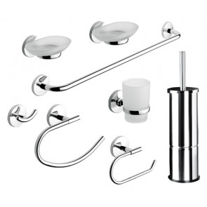 Set accessori bagno 8 pezzi serie otto/one 