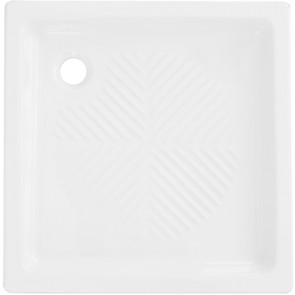 Piatto doccia quadro 2° scelta in ceramica linea cc cm 75 x 75 h 10