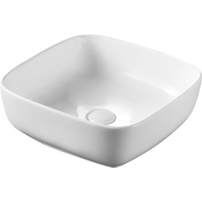 Lavabo d'appoggio mod. la27 cm 40 x 40 bianco