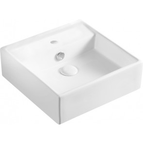 Lavabo da appoggio quadrato cm 38 x 38 