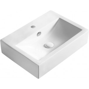 Lavabo da appoggio rettangolare cm 54 x 40.5 