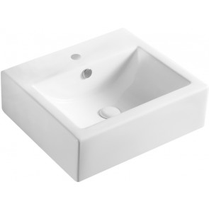 Lavabo da appoggio rettangolare cm 50.5 x 44.5 