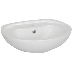 Lavabo a parete cm 40 x 50 bianco