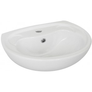 Lavabo a parete cm 37 x 45 bianco